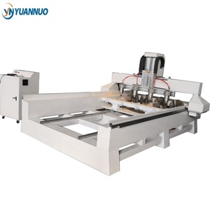 YN1625 3d <strong>Multi</strong> Spindle Heads Round Rod <strong>Cnc</strong> Wood Carving Milling <strong>Router</strong> Rotary <strong>Machine</strong> with Strong Frame Best Price - Product Image 2