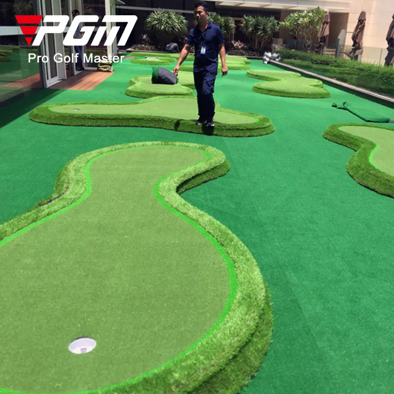 PGM GL007 personalizzato artificiale putting green grass outdoor mini golf putting green