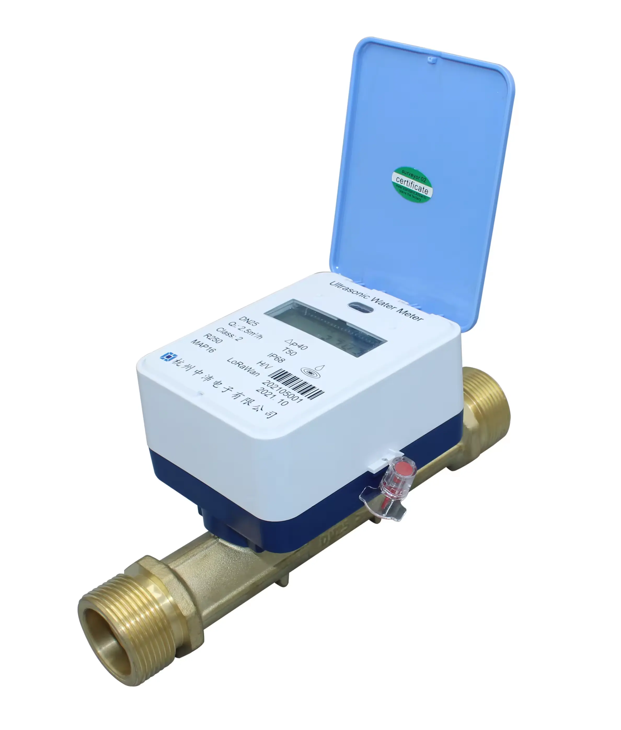 Pulse count out LoRaWAN intelligent ultrasonic water meter accuracy R400