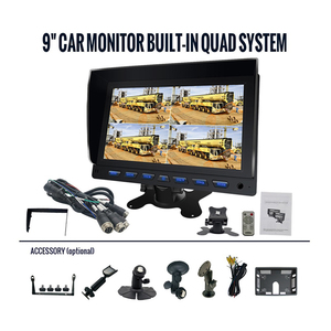 CareDrive-Soporte de entrada de audio para todos los vehículos, monitor de coche a color TFT LCD de 9 pulgadas, entradas de vídeo de 2 vías, soporte de pantalla dividida de 4 pulgadas, 2 vías, 2 unidades, 2 unidades - Product Image 5