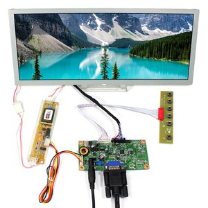 Rt2270C-A LCD Điều khiển VGA Board siêu rộng TFT hiển thị 12.3 "lq123k1lg03 1280x480 12.3inch LCD kéo dài thanh hiển thị cho Diy - Product Image 1