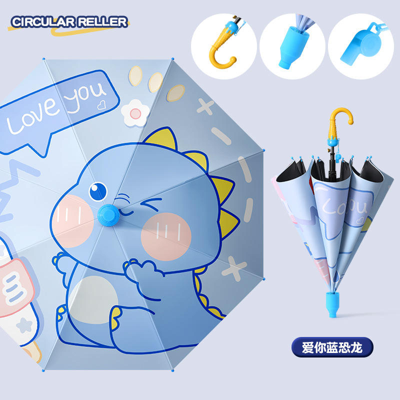 Je t'aime, dinosaure bleu - Protection solaire en vinyle.