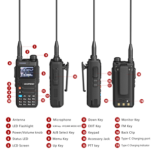 Zwei-Wege-Radio aufnahme UV-26 10W Walkie Talkie Long Range 999 Kanäle NOAA Wireless Programming Transceiver Radio TYPE-C - Product Image 4