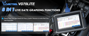 2024 VDIAGTOOL VD70 lite strumenti di diagnostica automatica obd2 Scanner con chiave di controllo bidirezionale programmazione 31 + reset può FD & DoIP - Product Image 5