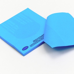 Bloc de notas adhesivas con impresión de logotipo personalizado promocional Bloc de notas pequeñas con notas adhesivas para oficina - Product Image 2