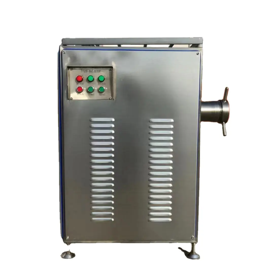 Endüstriyel kullanım et işleme makineleri büyük blok taze et kıyma makinesi dondurulmuş kıyma öğütücü makinesi