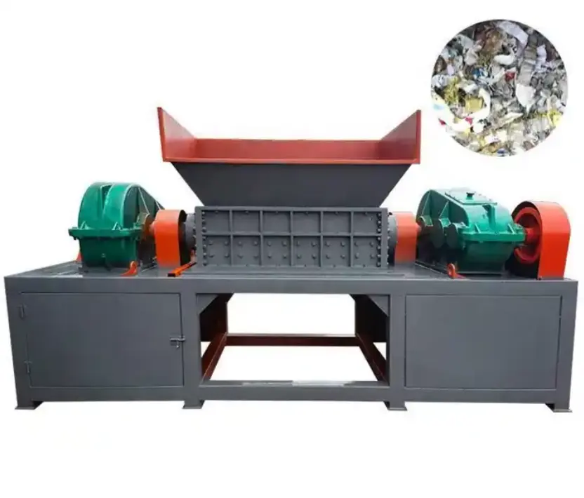 Großhandel Verkauf Gebraucht Kleiner Reifens chredder Automatischer Gummi förderband Schredder Schrott Reifen recycling maschine Preis
