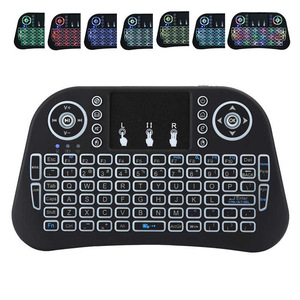 Air Mouse Infrared <strong>Learn</strong> Portable Mini Cool Seven Color Backlight <strong>Computer</strong> Clavier 88 Keys I10 Wireless <strong>Keyboard</strong> with Touchpad - Product Image 4