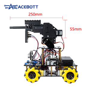 Programmier bare Kamera Vision Soft Ball Launcher Roboter Smart Car Kit für STEM Coding Learning DIY Projekt für Arduino
