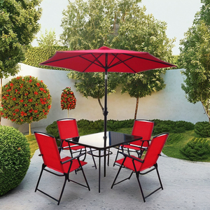 Veranda şemsiye ile Set, 6 adet - Product Image 2