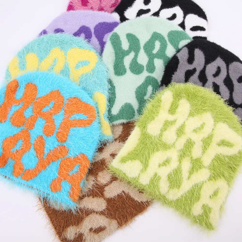 Custom maglia mens delle donne del bambino per bambini personalizzate cappelli per le donne cappelli beanie personalizzata del progettista di inverno del cappello del beanie