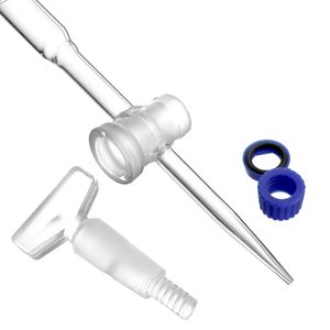 25mL Borosilicato Classe Bureta De Vidro Chave Stopcock 22,5 Polegadas Alta Precisão Graduado 2 Pack para Home Brewing Laboratório Uso - Product Image 2