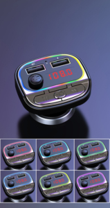 The New Fm Bluetooth Transmitter <strong>Usb</strong> Charger Handsfree <strong>Car</strong> Mp3 Player with Coloful Lights Support U Disk SD Card <strong>Play</strong> <strong>Music</strong> - Product Image 5