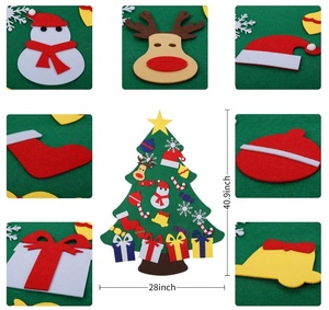 New arrivals 36 "cảm thấy DIY tiểu <span class=keywords><strong>Advent</strong></span> lịch với 24 đồ trang trí - Product Image 4