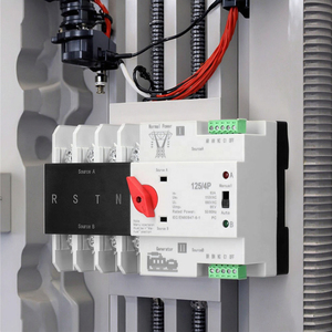 4P Din Rail ATS <strong>125A</strong> Electric Controller Mini Automatic Transfer <strong>Switch</strong> Dual Power <strong>Switch</strong> - Product Image 2