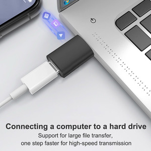 C型母到Usb3.0公适配器Usbc充电数据Usbc转换器Usb A到Usb C适配器 - Product Image 3