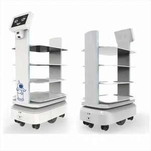 Fabricante profesional Robot multifunción Restaurante Robot Camarero Automatizado Entrega de alimentos Robot Inteligente - Product Image 3