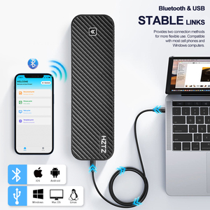 Taşınabilir 8 inç Mini yazıcı A4 inios kablosuz termal yazıcı IOS ve Android etiket fotoğraf baskı için mobil bağlantı - Product Image 5