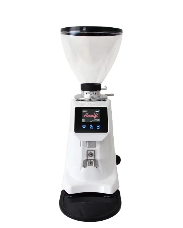 Profesional 64mm Flat Burr Electric Espresso Mill Máquina de molinillo de café comercial a la venta Café comercial