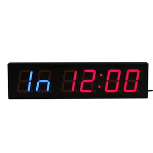 Timer di riposo a intervalli a LED da 4 "intervallo programmabile alternativo ripeti Fitness Gym Timer per il conto alla rovescia orologio da palestra Crossfit Timer - Product Image 2