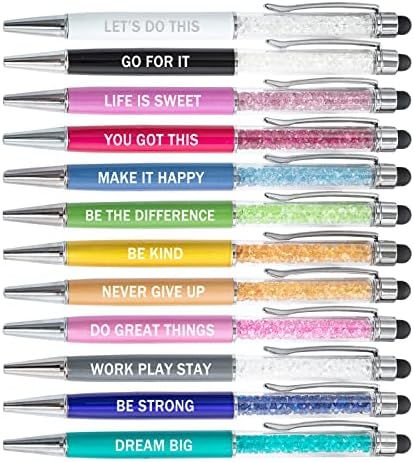 12 crystal pens