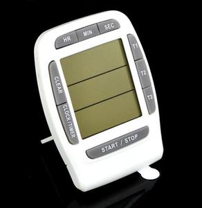 Multifunktion aler Küchen-Kocht imer 3 Anzeige kanäle Elektronische Countdown-Funktion Timer Zeit zähl gerät - Product Image 6