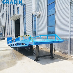 Plataforma de descarga de carga de contenedores hidráulicos de 12 toneladas, puente de embarque fijo móvil, plataforma de escalada móvil - Product Image 2