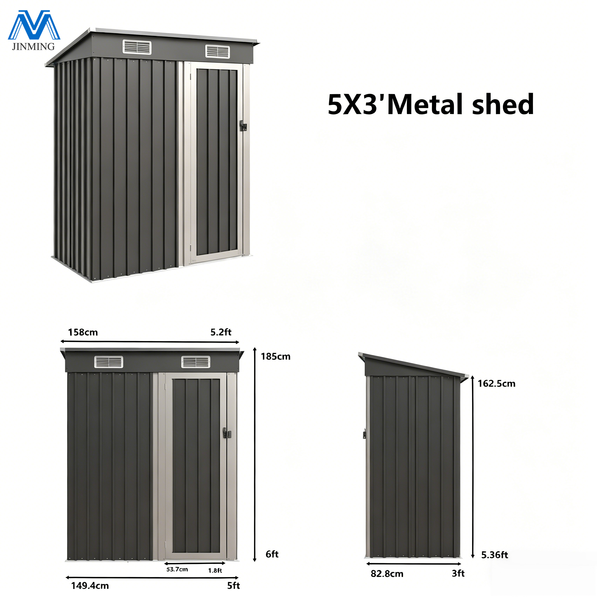 5X3Gable roof
