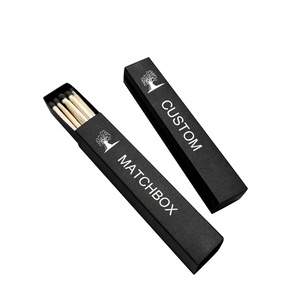 Logo ile yüksek kalite özel maçlar kutusu Matchbox boş maçlar ucuz seri üretim kutusu ambalaj matchstick kutusu - Product Image 4