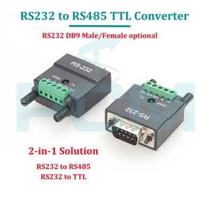 2-в-1 DB9 Male <span class=keywords><strong>RS232</strong></span> к RS485 TTL клеммный блок последовательный адаптер коммуникационный модуль - Product Image 2