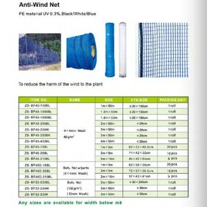 ตาข่ายพลาสติกกันลมมดสำหรับใช้ป้องกันพืชตาข่ายนกทางการเกษตร - Product Image 6