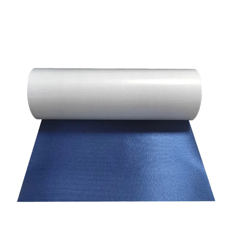 Bulk Customized Dark Blue Printing Logo Heat Transfers Microfiber Tatami Fabricfor Pathces