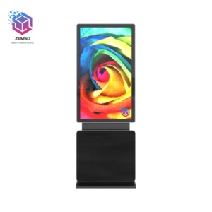 43 дюймов напольные вращающийся сенсорный экран Digital Signage киоск поддержка 360 градусов вращающийся проигрыватель рекламы - Product Image 5