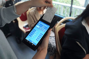 GOODCOM <strong>Handheld</strong> POS Machine with <strong>QR</strong> <strong>Code</strong> <strong>Scanner</strong> 4G System NFC Bluetooth USB WIFI Connectivity Rugged Printer - Product Image 6