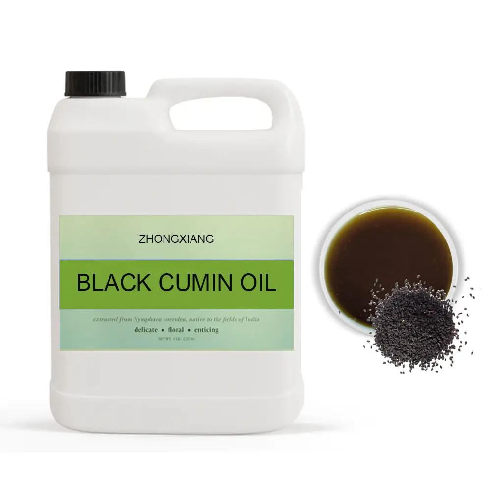 Aceite esencial orgánico de etiqueta privada Aceite de semilla de comino negro prensado en frío a precio mayorista