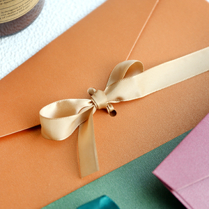 KM benutzer definierte Band Papier B6 & DL Größe Umschläge Perle Papier DIY Hochzeit Business Einladung Umschläge/Geschenk umschläge - Product Image 6