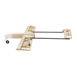 Kanat açıklığı 2100mm Model oluşturma kiti lazer kesim Balsa ahşap uçak RQ7 gölge krom çerçeve kanat açıklığı 2100mm Model oluşturma kiti