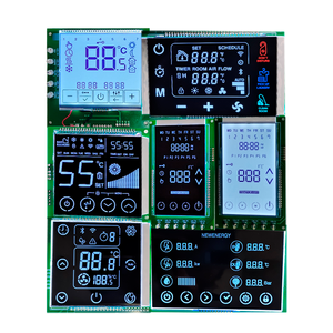 Kunden spezifisches Tn Htn Lcd Benutzer definiertes 7-Segment-LCD-Anzeigemodul für Wasserzähler und Temperatur thermostat messer - Product Image 1