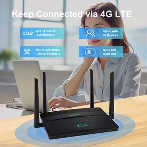 1200Mbps dual band KuWFi enterprise cat9 speed wireless modem 32 devices 4g wifi lte router for <strong>networking</strong> - Product Image 2