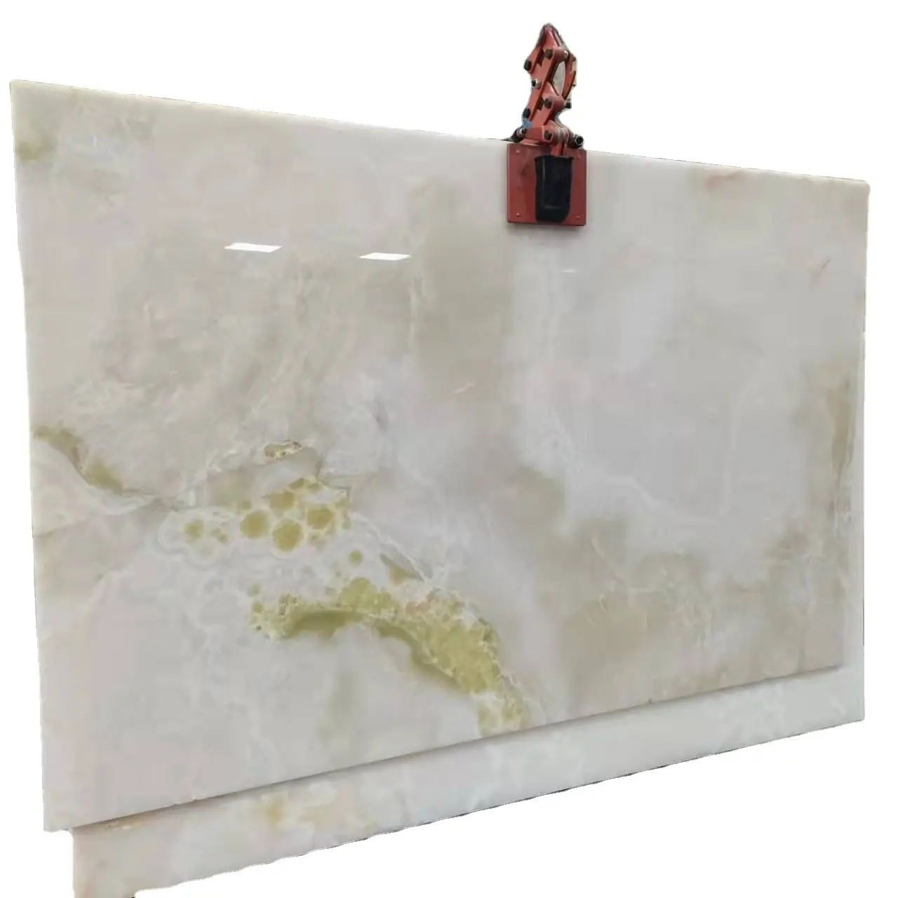 Patch en marbre d'onyx blanc vert naturel, pour la construction, offre spéciale