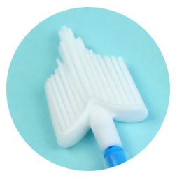 Hot Bán Dùng Một Lần Y Tế Phụ Khoa Nữ Nhựa Vô Trùng Nữ Âm Đạo Cổ Tử Cung Tăm Bông Với Mẹo Bông - Product Image 2