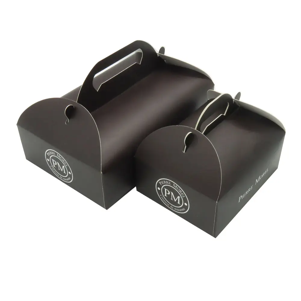 Ручная переноска, складная картонная коробка для кондитерских изделий, тортов cooike backery, Подарочная коробка для макарон