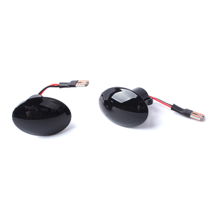 Autodynamic dinamik yan gösterge LED sinyal lambası füme Lens Amber Fia t 500 için LED yan Marker işık - Product Image 1
