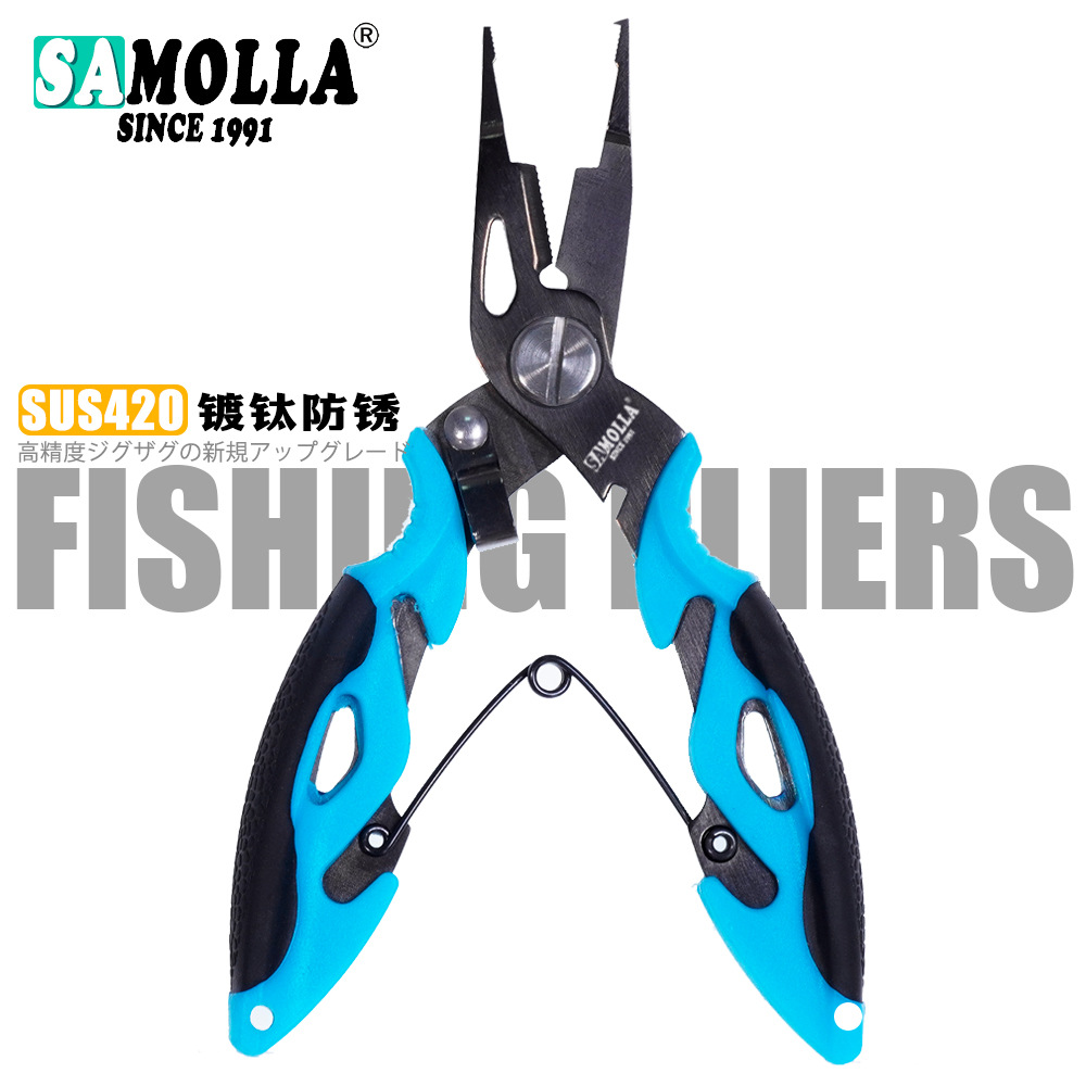 A light blue bare pliers