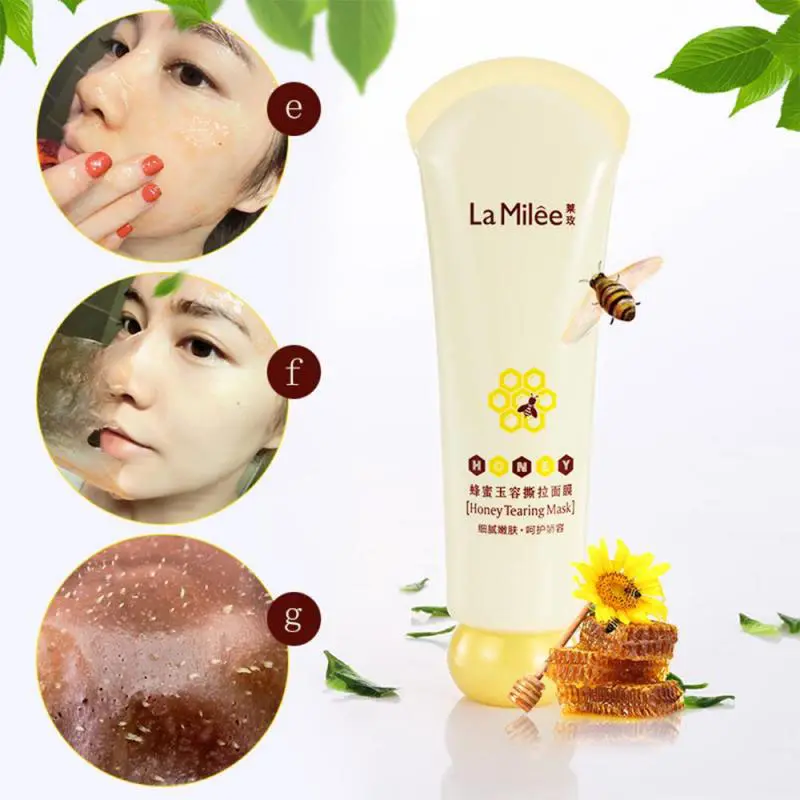 La Milee Nhãn Hiệu Riêng Vẻ Đẹp Tốt Nhất Hữu Cơ Đầu Đen Mật Ong Bóc Mặt Facemask