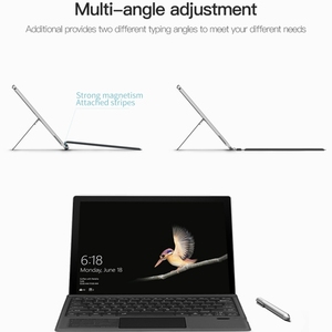 适用于Microsoft Surface Pro 3 / 4 / 5 / 6 / 7 Plus平板电脑磁性吸引带触摸板的无线键盘 - Product Image 3