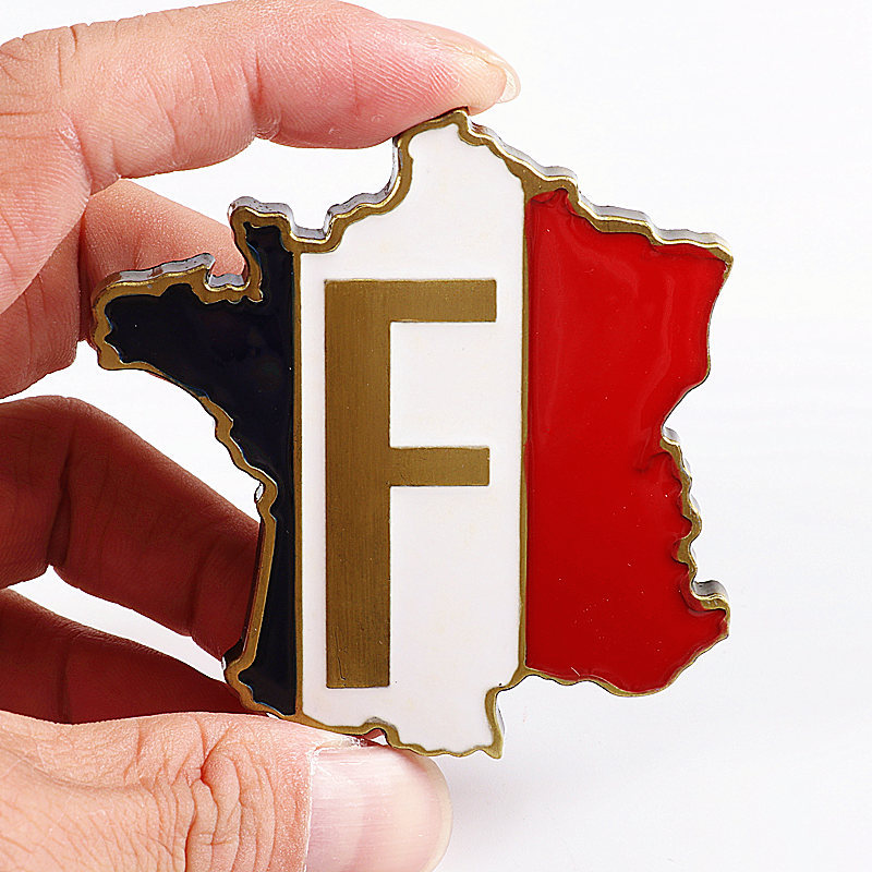 metal sticker-France