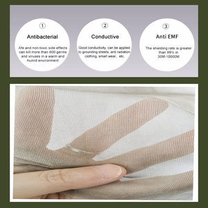45g <strong>Mesh</strong> Yarn Silver Fiber Anti Radiation Emi Mosquito <strong>Net</strong> Emf Protection Shielding <strong>Fabric</strong>