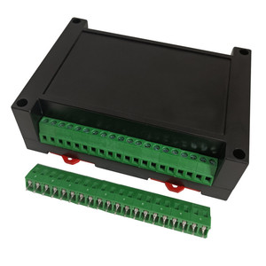 Vange PLC Din Rail Junction <strong>Box</strong> ABS Plastic Enclosure case Outlet Control <strong>Box</strong> Terminal Block for PCB 125*90*40mm - Product Image 2