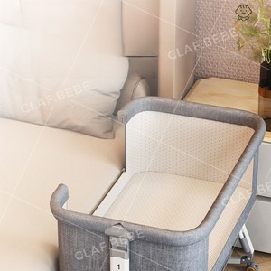 Thiết Kế Hiện Đại Đa Chức Năng Bé Cái Nôi Giường Sơ Sinh Xách Tay BB Khâu Nữ Hoàng Giường Gỗ Hạt Cái Nôi Phòng Ngủ Ngoài Trời Bệnh Viện - Product Image 4